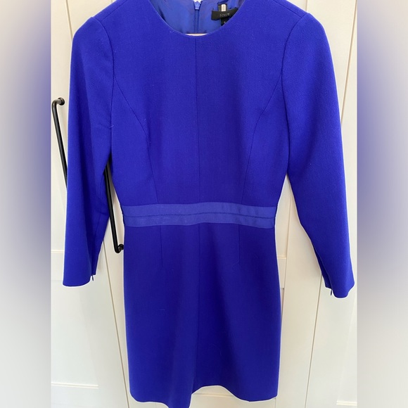 Jcrew Double Face Wool Crepe Dress Size 0 - Picture 3 of 9